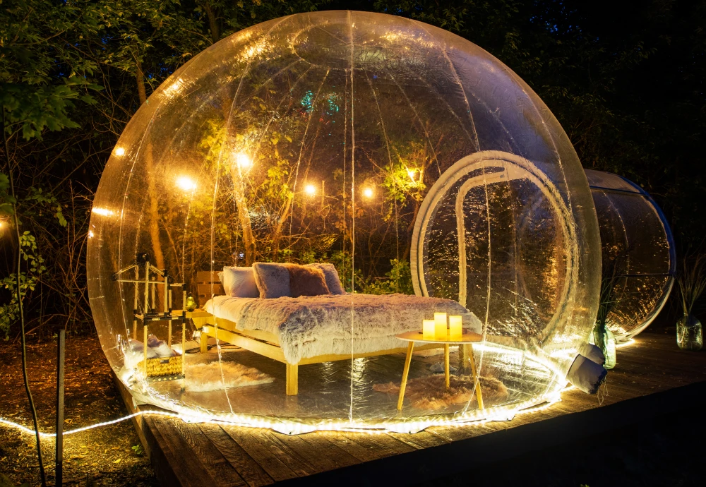 transparent igloo tent